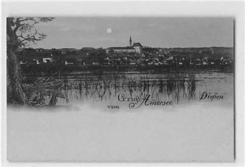 Dießen am Ammersee. im Mondschein ungelaufen Gute Erhaltung.