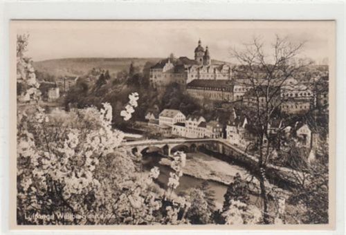 Weilburg Weilburg an der Lahn. Teilansicht mit Schloß ungelaufen Gute Erhaltung.