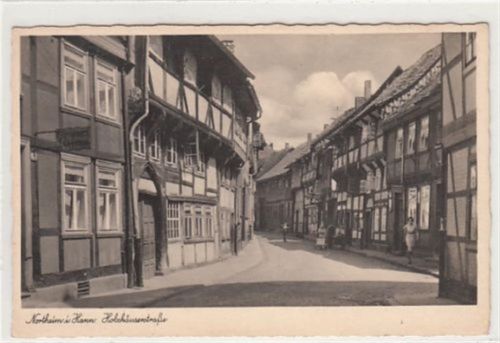 Northeim Northeim in Hannover. ein Blick in die Holzhäuserstraße ungelaufen Rückseite leicht fleckig, sonst gut erhalten