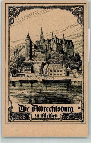Meißen Albrechtsburg gez v W Lenz