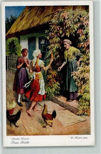 Märchen Frau Holle Serie Nr. 5 AK