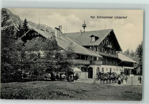 Ettal Königl. Schloßhotel Linderhof Pferdekutsche
