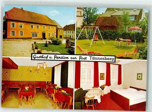 Tännesberg Gasthaus u. Pension zur Post Bes. Alfons Kleber
