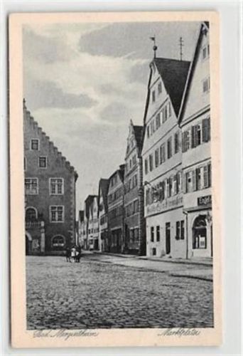 Bad Mergentheim Bad Mergentheim. ein Blick auf den Marktplatz ungelaufen Gute Erhaltung.