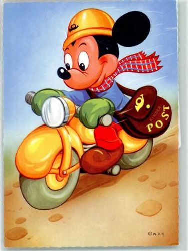Micky Maus Motorroller Post Orania Verlag Serie 1 Nr. 3 AK