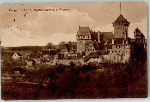 Burg 1912 Schloss Bergisch Land