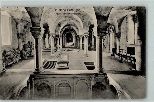Quedlinburg Crypta der Schlosskirche