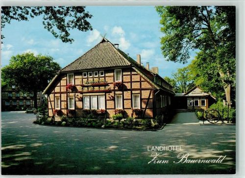 Faßberg Landhotel Zum Bauernwald Inh. Fam. Dickow Fachwerkhaus Wagenrad Auto
