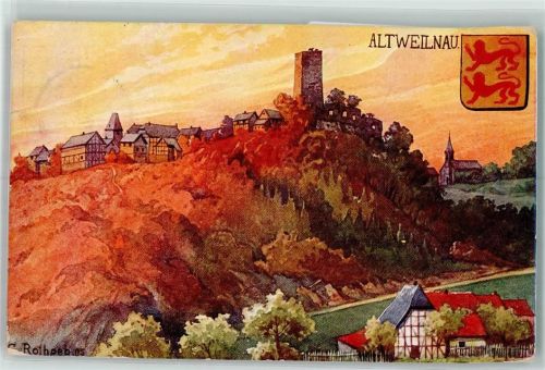 Altweilnau 1907 sign. Roth
