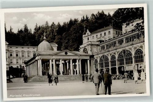 Marianske Lazne Kreuzbrunnen Goldener Engel