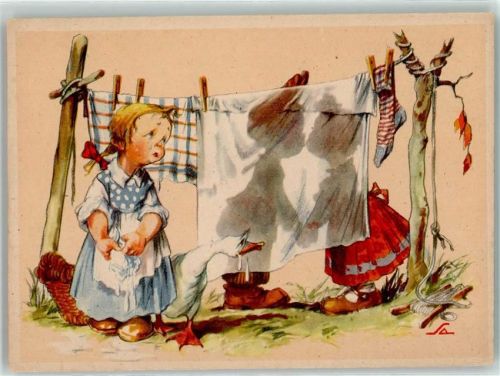 Salac 1014 Kinder Küsse Wäsche AK