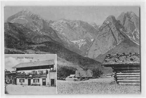 Garmisch-Partenkirchen Garmisch Partenkirchen. Haus Herzog ungelaufen Gute Erhaltung.