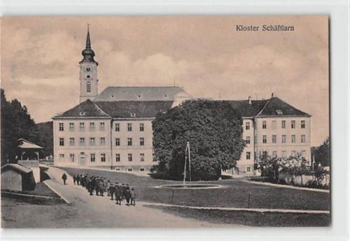 Schäftlarn an der Isar. Kloster Schäftlarn ungelaufen Gute Erhaltung.