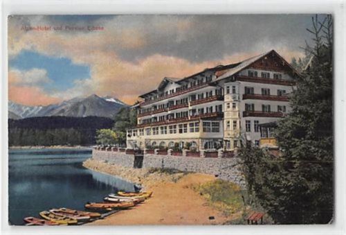 Alpen-Hotel und Pension Eibsee ungelaufen Gute Erhaltung.