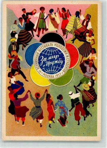 Moskau 1956 Welt Sport Frieden Festival Politik