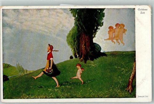 sign. Joseph Uhl "Goldene Zeit" Verlag Wiechmann Nr. 764