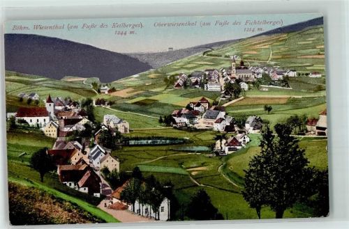 Loucná p. Klinovcem Böhm. Wiesenthal - Keilberg Fichtelberg Oberwiesenthal Kirche See