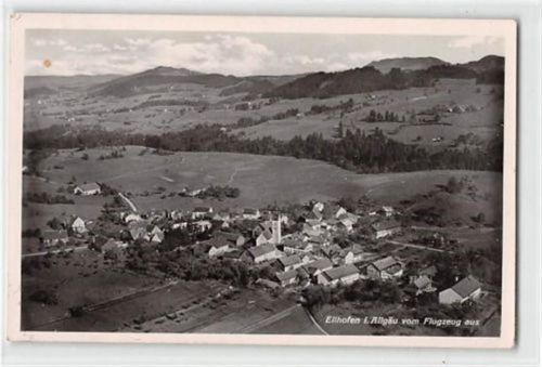 Ellhofen im Allgäu. vom Flugzeug aus gelaufen. Gute Erhaltung.