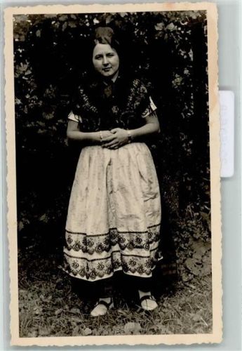 Frau in racht