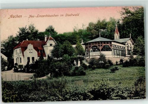 Aachen 1918 Gasthaus Neu Linzenhäuschen im Stadtwald