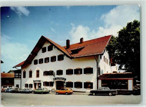 82549 W8197 Königsdorf , Oberbay - Gasthaus zun Post Hans Hofherr Mercedes VW Golf 2CV