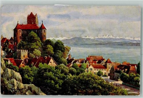 Meersburg Schloss sign. V. Marschall