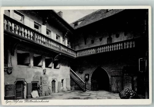 Cheb Hof des Wallensteinhauses