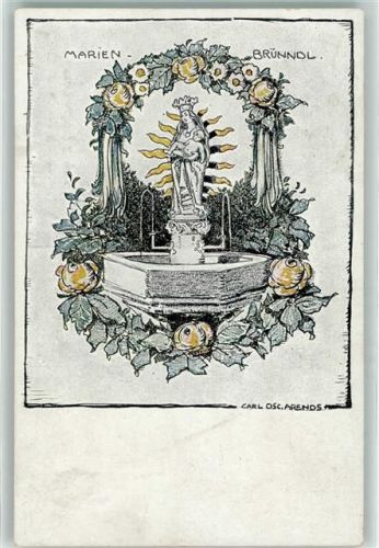 Marien Brünndl sign. Carl Osc. Arends