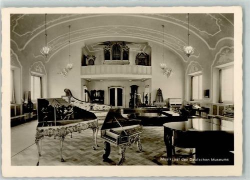 Musiksaal des Deutschen Museums AK