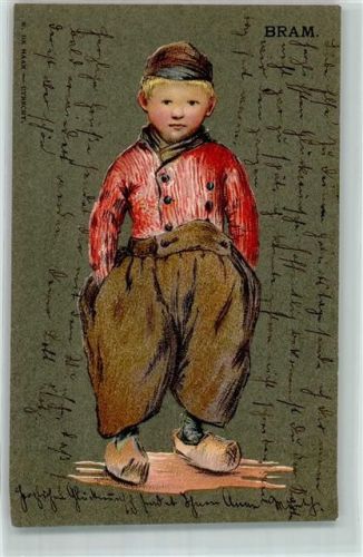 Bram 1904 Holzschuhe AK