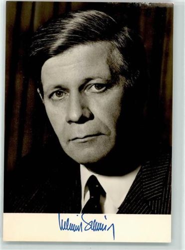 Helmut Schmidt MdB Faksimile Unterschrift