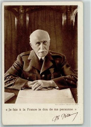 Philippe Petain Marschall von Frankreich