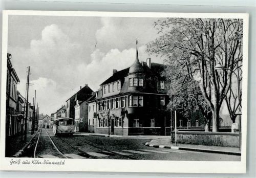 50667 W5000 Köln Dünnwald 907 - Gasthaus Jägerhof Omnibus Briefkasten