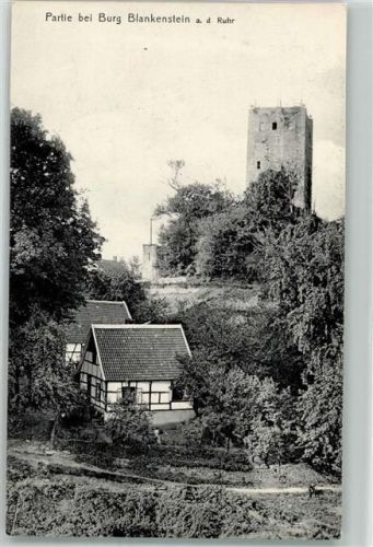 45525 W4320 Blankenstein , Ruhr - Burg Fachwerk