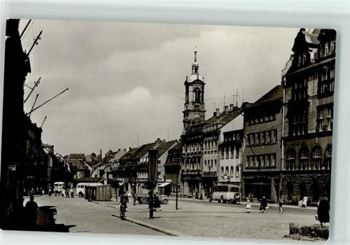 Werdau Markt Omnibus LKW