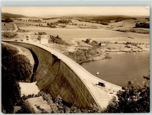 Pöhl Talsperre Staumauer