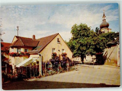 Konnersreuth Therese Neumann-Haus Pfarrkirche St. Laurentius-Kirchturm