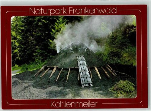 Thiemitz Kohlenmeiler im Thiemitztal AK