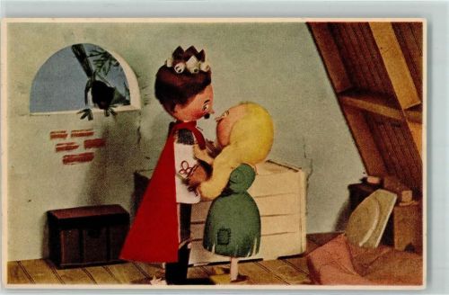 1957 Assepoester Serie Nr. 19 AK (20 Tafereelen) Puppen AK
