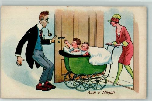Auch eine Mitgift Baby Kinderwagen AK