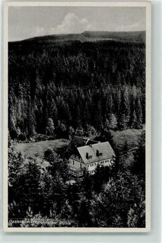 Weißenstadt Gasthaus Weißenhaider Mühle Fachwerkhaus
