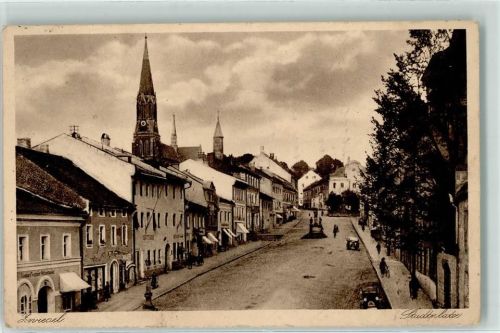 Zwiesel Stadtplatz Oldtimer