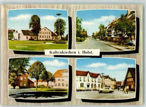 Kaltenkirchen Gemeindehaus Friedenseiche Mittel- u. Berufsschule Auto Marktplatz
