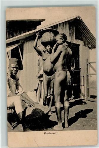 Bantu Kavirondo AK Afrikan. Volkstyp