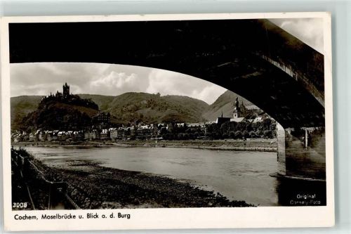 Cochem Moselbrücke Reichsburg Cochem Berlin Notopfermarke
