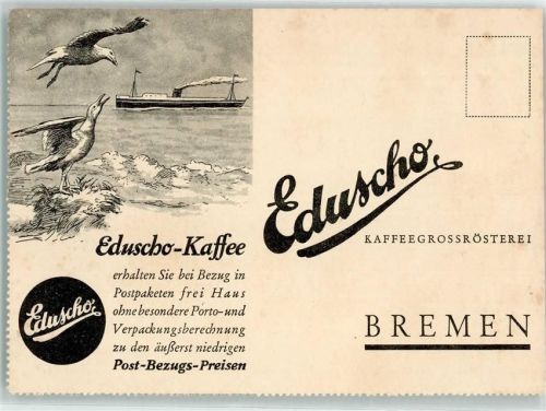 Bremen Eduscho Bestellkarte AK