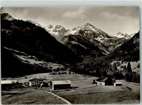 Birgsau Hochfrottspitze Bockkarkopf Steinschartenkopf Wilder Mann Wildes Männle Rithgrundspitze Linkerskopf und Hochrappenkopf