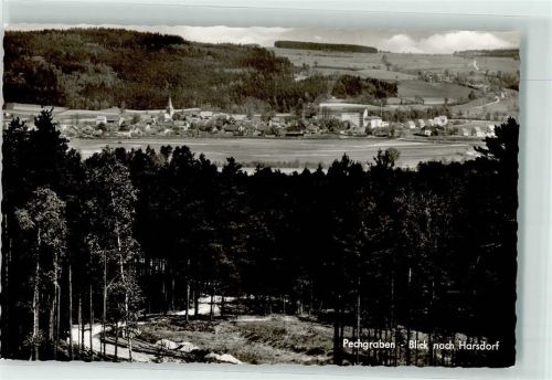 Pechgraben Gasthaus Frankenwald Blick nach Harsdorf