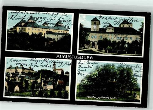 Augustusburg 1912 Verkehrt gepflanzte Linde