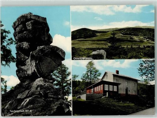 Unterbreitenau Teufelstisch Oberbreitenau Forstgasthaus